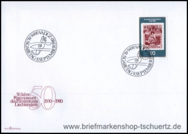 Liechtenstein, 750 FDC