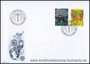 Liechtenstein, 764-65 FDC