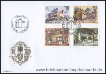 Liechtenstein, 780-83 FDC
