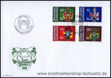 Liechtenstein, 793-96 FDC