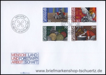 Liechtenstein, 802-05 FDC