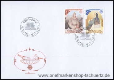 Liechtenstein, 816-17 FDC