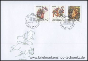 Liechtenstein, 818-20 FDC