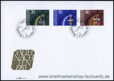 Liechtenstein, 831-33 FDC