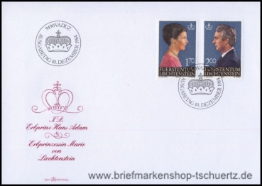 Liechtenstein, 864-65 FDC