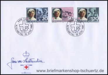 Liechtenstein, 875-77 FDC