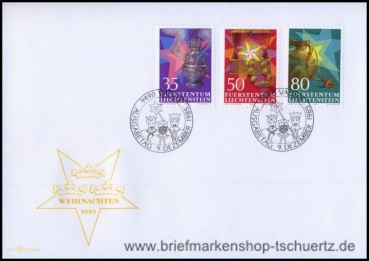 Liechtenstein, 884-86 FDC