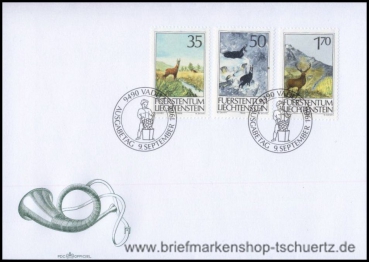 Liechtenstein, 907-09 FDC
