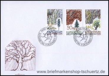 Liechtenstein, 913-15 FDC