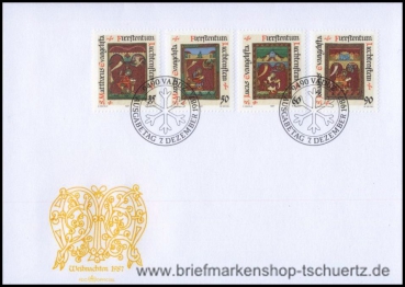 Liechtenstein, 930-33 FDC