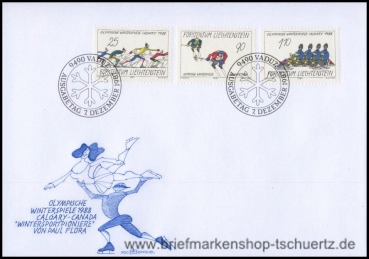 Liechtenstein, 934-36 FDC