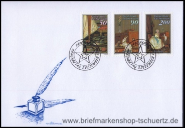 Liechtenstein, 957-59 FDC