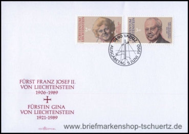 Liechtenstein, 988-89 FDC