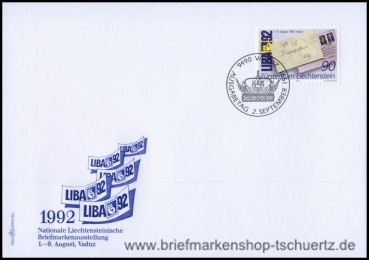 Liechtenstein, 1026 FDC
