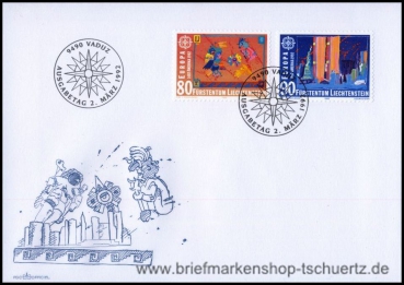 Liechtenstein, 1033-34 FDC