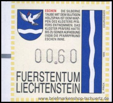 Liechtenstein, ATM 7 / 0.60 **