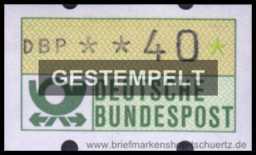 Bund, 1.1 hu PF I / 40 oNr oo