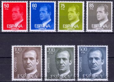 Spanien, 2513-19 x **