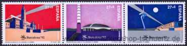 Spanien, 3077-79 ZD **