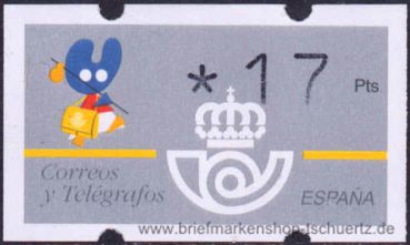 Spanien, ATM 8.1.1 e / 17 mNr **