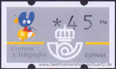 Spanien, ATM 8.1.1 e / 45 oNr **