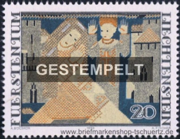 Liechtenstein, 738-40 oo